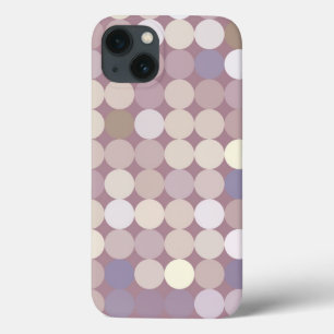 iPhone 13 Case Fabric circles abstract pattern