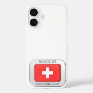 Coque Pour iPhone 16 Fabriqué en Suisse