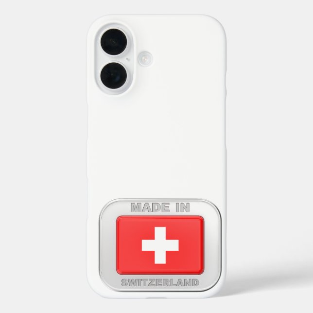 Coques Case-Mate iPhone Fabriqué en Suisse (Verso)