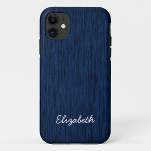 Coques Pour iPhone Fabuleux bois bleu foncé