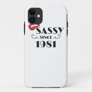 Case-Mate iPhone Case Fabuleux cadeau d'anniversaire Sassy depuis 1981 C