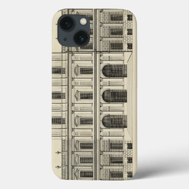 Coques Case-Mate iPhone Façade de style théâtral de Colen Campbell (Verso)