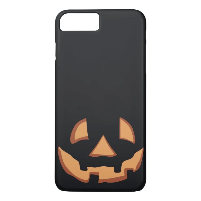 Coques Case-Mate iPhone Face citrouille pour Halloween (Dos)