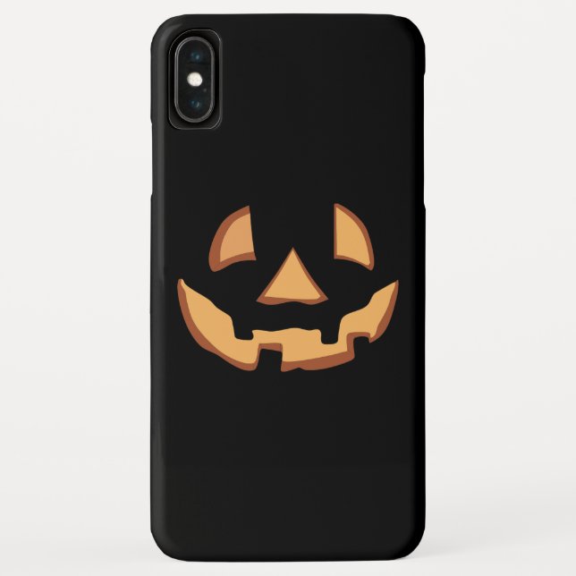 Coques Case-Mate iPhone Face citrouille pour Halloween (Dos)