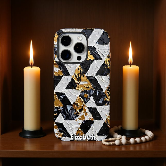 Coques Case-Mate iPhone Facettes opulentes : Trio texturé (Créateur téléchargé)