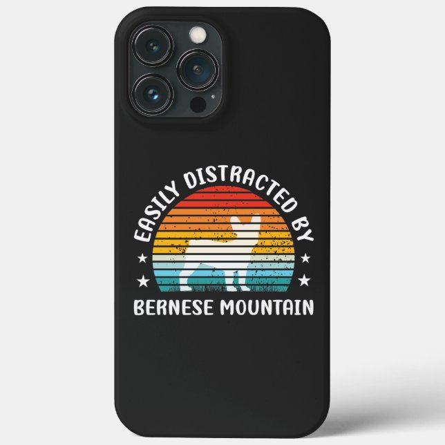Coques Case-Mate iPhone Facilement distrait par Bernese Mountain dog, Bern (Verso)