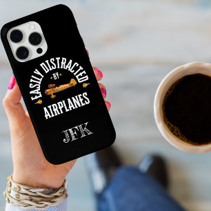 Coque Case-Mate iPhone Facilement Distrait Par Les Avions,Moderne,Pilote,