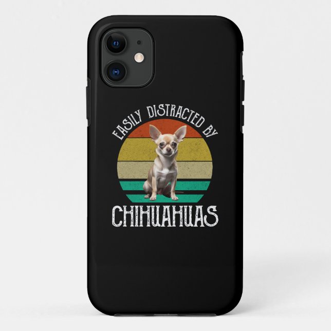 Coques Case-Mate iPhone Facilement Distrait Par Les Chihuahuas (Dos)