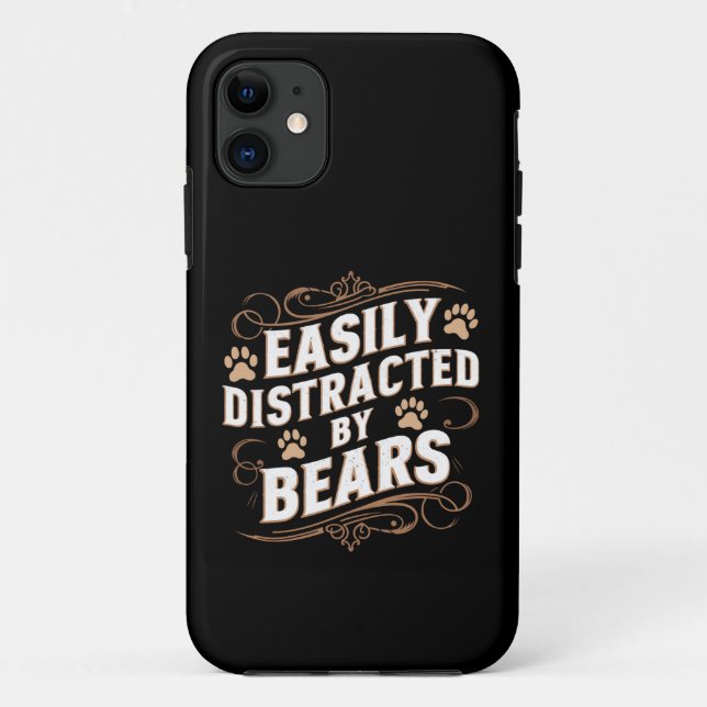 Coques Case-Mate iPhone Facilement Distrait Par Les Ours Fierté Gay Des Ou (Dos)