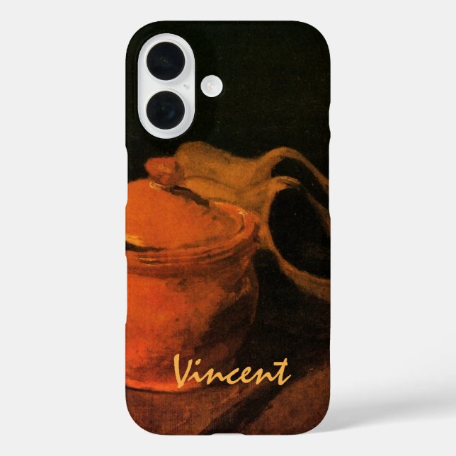 Coques Case-Mate iPhone Faïence, bouteille et sabots par Vincent van Gogh (Verso)