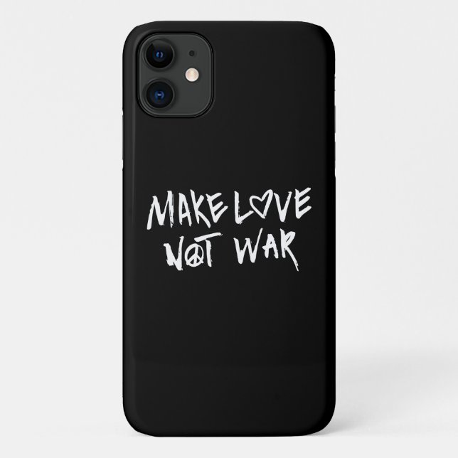 Coques Case-Mate iPhone Faire de l'amour pas de la guerre (Dos)