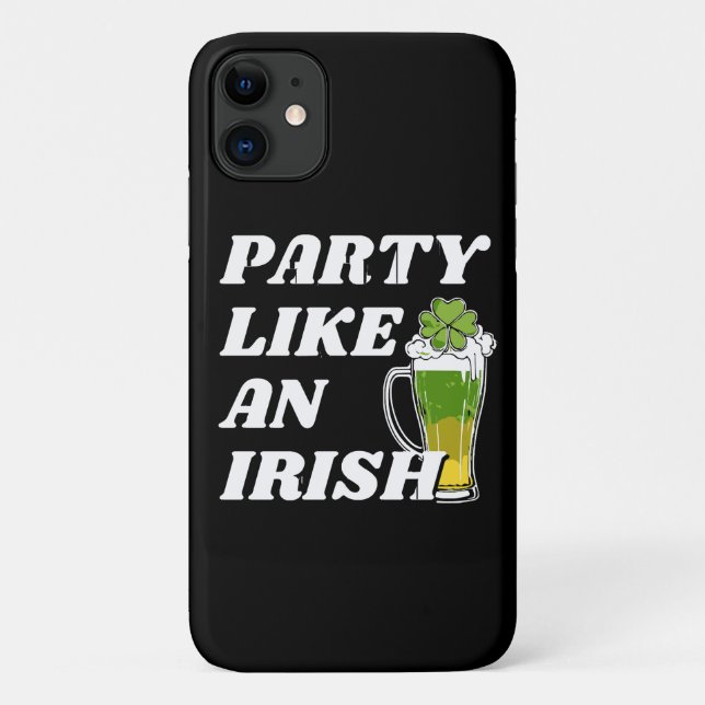 Coques Case-Mate iPhone Faire la fête comme un Irlandais (Dos)