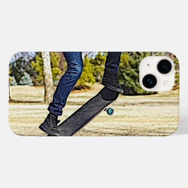 Coques Case-Mate iPhone Faire L'Ollie Painterly (Verso (horizontal))