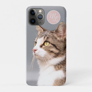Case-Mate iPhone Case Faire votre propre photo de chat avec monogramme