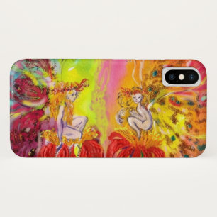 Etui iPhone Case-Mate FAIRIES D'AUBE AVEC Imaginaire FLEURS ROUGES