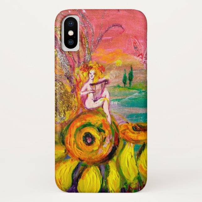 Coques Case-Mate iPhone FAIRY OF THE SUNFLOWERS Imaginaire (Dos)