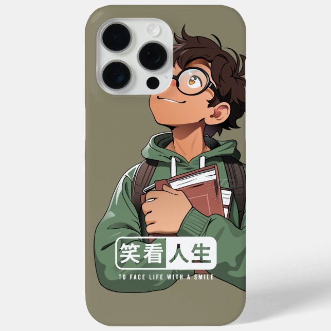Coques Case-Mate iPhone Fais face à la vie avec le sourire (Verso)