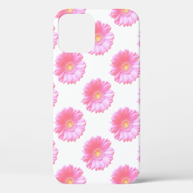 Coques Case-Mate iPhone Faisée de gerbera rose pâle (Verso)