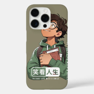 Coque iPhone 16 Pro Faites face à la vie avec le sourire