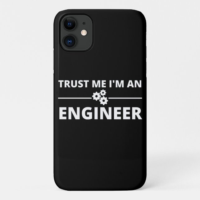 Coques Case-Mate iPhone Faites-moi confiance, je suis ingénieur (Dos)