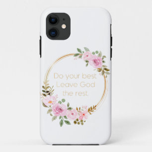Case-Mate iPhone Case Faites Votre Meilleur Quitter Dieu Le Reste - Femm
