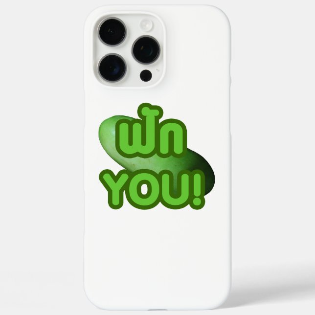 Coques Case-Mate iPhone FAK YOU ! ... Courge verte (Melon d'hiver) (Verso)