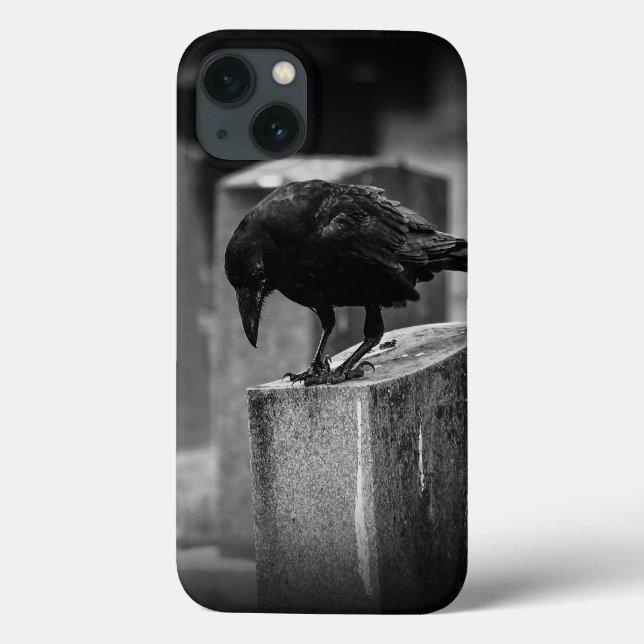 Coques Case-Mate iPhone Falln Cemetery Crow (Verso)
