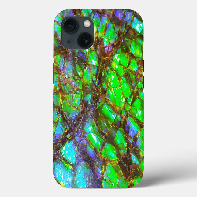 Coques Case-Mate iPhone Falln Peacock Ammolite (Verso)