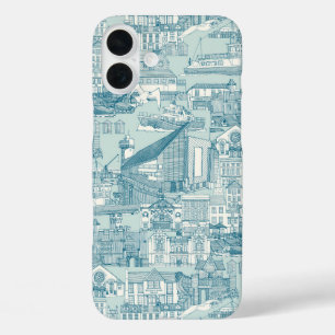 Coque Pour iPhone 16 Plus Falmouth toile paon