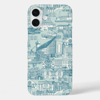 Coque Pour iPhone 16 Plus Falmouth toile paon