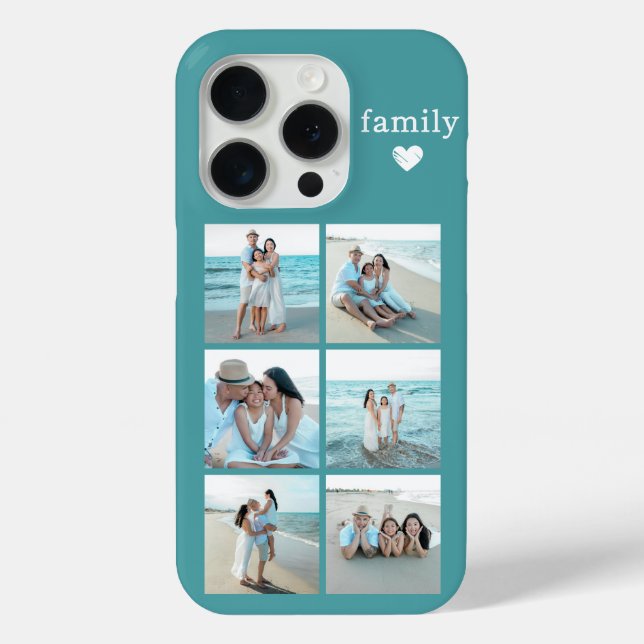 Coques Case-Mate iPhone Famille 6 Photo Sarcelle (Verso)