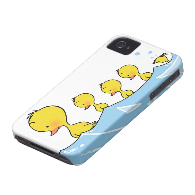 Coques Case-Mate iPhone Famille de canard de natation (Bas)
