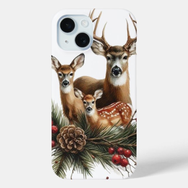 Coques Case-Mate iPhone Famille de cerfs  (Verso)