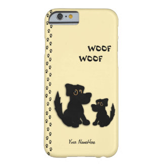Coque Barely There iPhone 6 Famille de chiens mignons