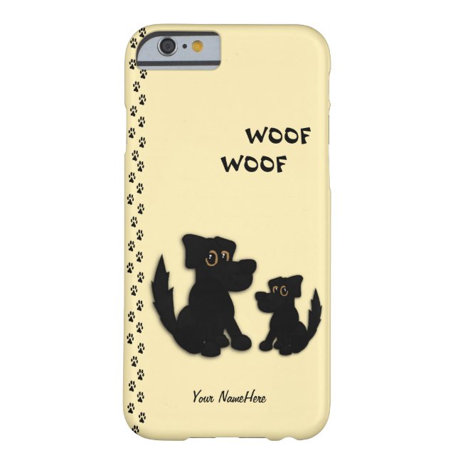 Coques Case-Mate iPhone Famille de chiens mignons (Dos)