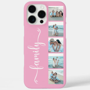 Coque iPhone 16 Pro Max Famille de polices de caractères Photo Rose