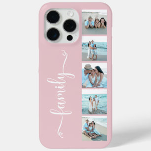 Coque Case-Mate iPhone Famille de polices Script Photo Rose Blush