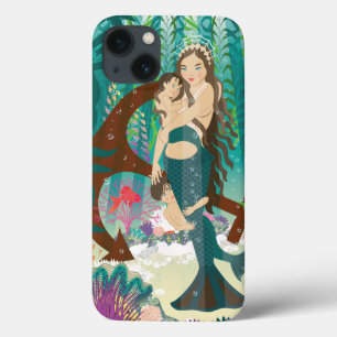 Case-Mate iPhone Case Famille de sirènes (brunes)
