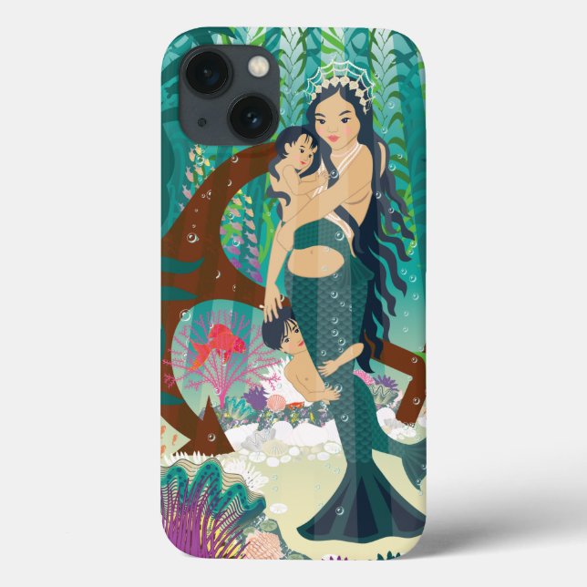Coques Case-Mate iPhone Famille Mermaid (Verso)