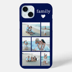 Coque Case-Mate iPhone Famille Moderne 6 Photo Bleu Marine