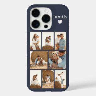 Coque iPhone 16 Pro Famille Moderne 8 Photo Gris