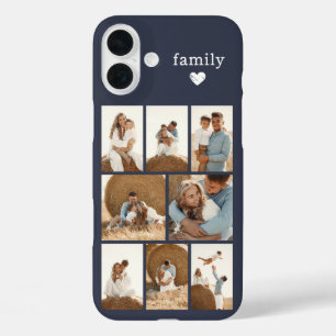Coque Pour iPhone 16 Plus Famille Moderne 8 Photo Gris