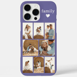 Coque iPhone 16 Pro Max Famille Moderne 8 Photo Violet