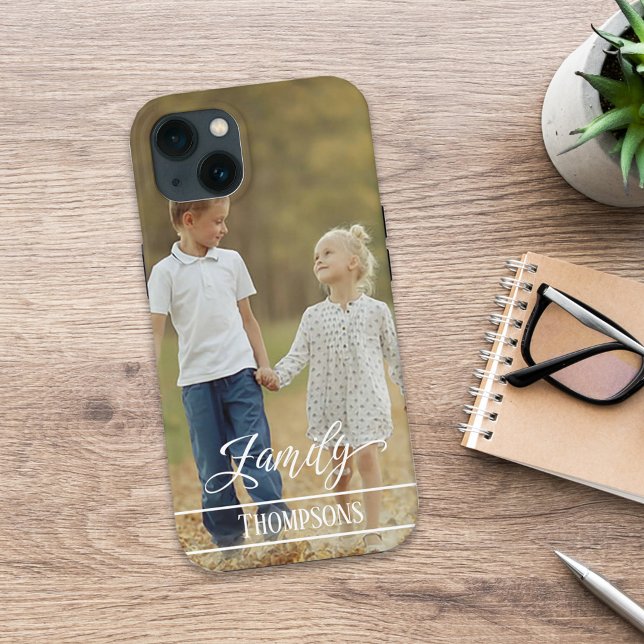 Coques Case-Mate iPhone Famille moderne Photo design tendance (Créateur téléchargé)