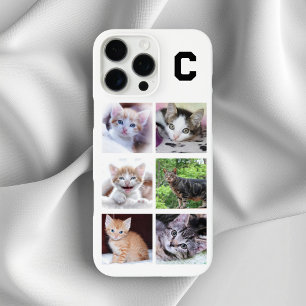 Coque iPhone 16 Pro Max Famille Monogrammée Animaux de compagnie 6 Carré P