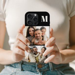 Coque Case-Mate iPhone Famille personnalisée 2 Photo & Monogramme