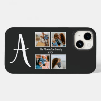 Coque Case-Mate iPhone Famille personnalisée 4 photo collage modèle