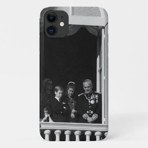 Case-Mate iPhone Case Famille princière de Monaco vintage sur le balcon