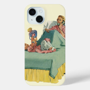Coque Case-Mate iPhone Famille Vintage servant le petit déjeuner à maman 