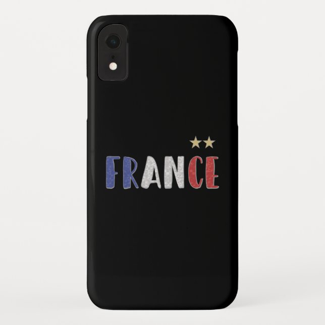 Coques Case-Mate iPhone Fan de football France Chemise Française (Dos)